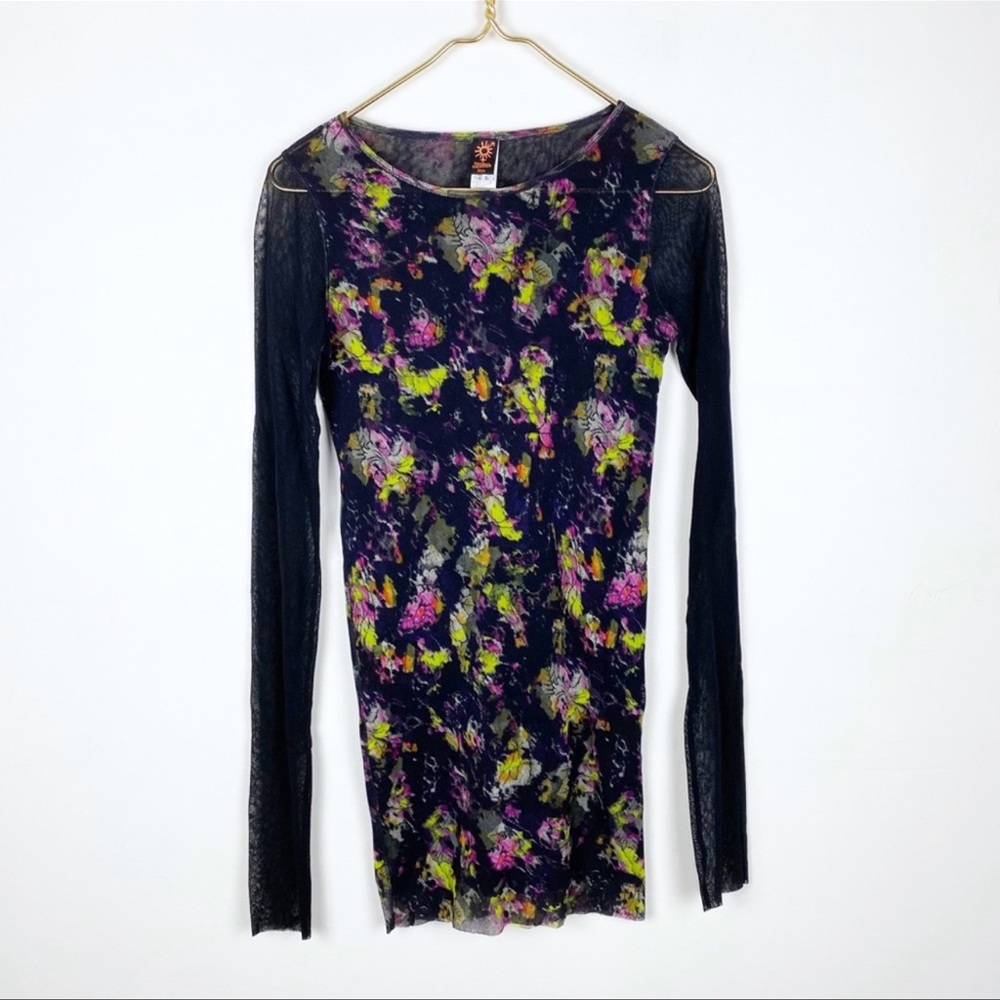 Jean Paul Gaultier Soleil Mesh Long Shirt